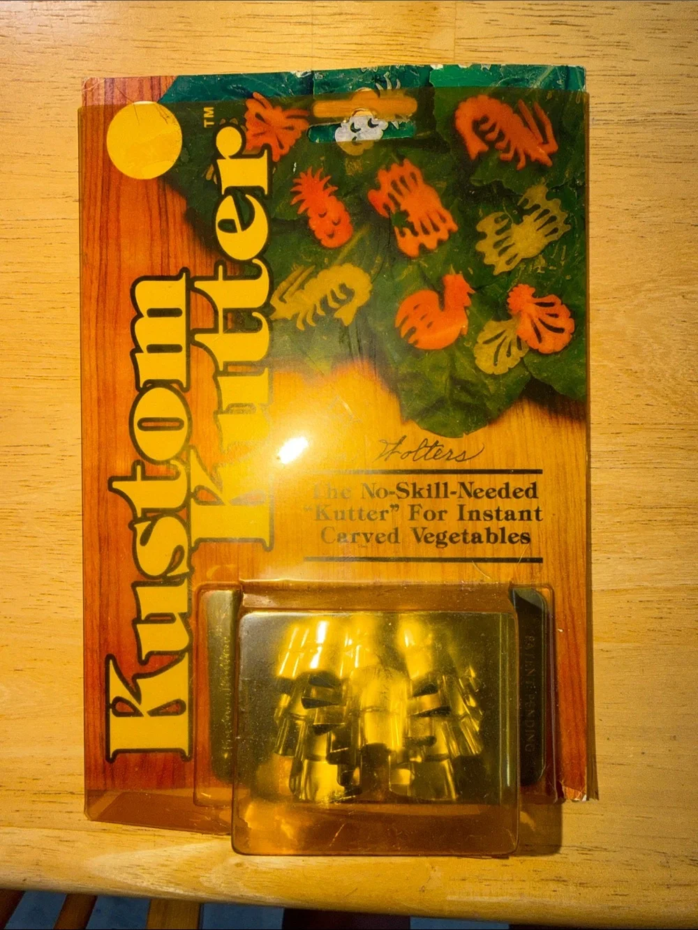 Vtg Kustom Kutter BUTTERFLY Shape Vegetable Carved Shapes 1984 Kitchen Tool